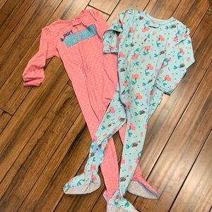 Footie pajamas 5t mermaid